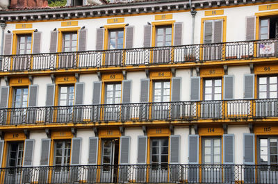 Low angle view of residential building