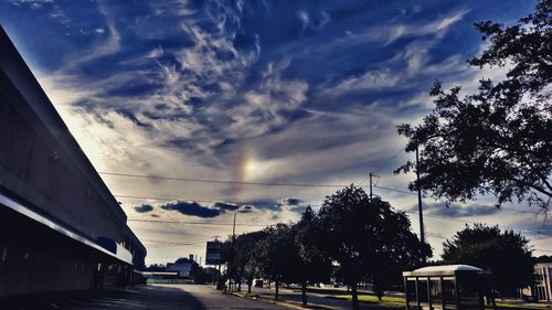 Cars on road against sky