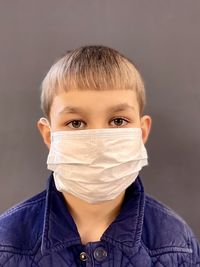 Close-up portrait of boy