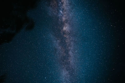 Low angle view of stars in sky