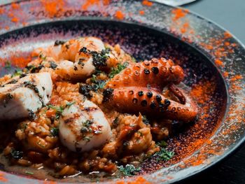 Close-up of food in container