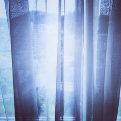 Full frame shot of curtain against window