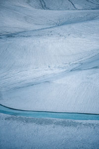 Full frame shot of snow covered landscape