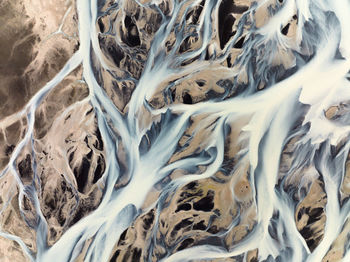 Glacial river patterns