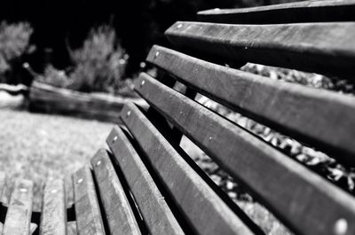 Close-up of wooden plank