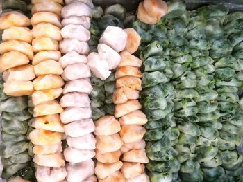 Full frame shot of vegetables for sale in market