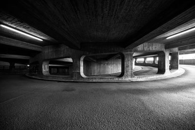 View of empty parking lot