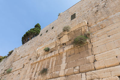 Low angle view of building against sky