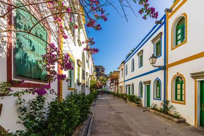 Street amidst buildings in city