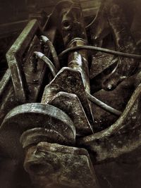 Close-up of rusty metal