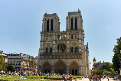 Group of people in front of cathedral