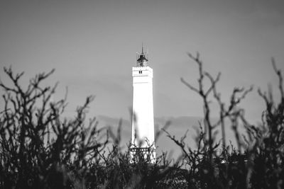 Low angle view of lighthouse