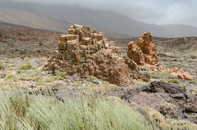 Volcanic rock formation