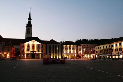 View of church in front of church