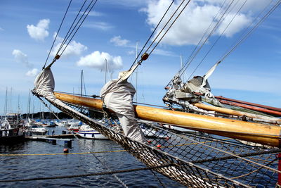 Sailboat in sea