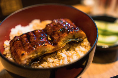 Close-up of food in bowl