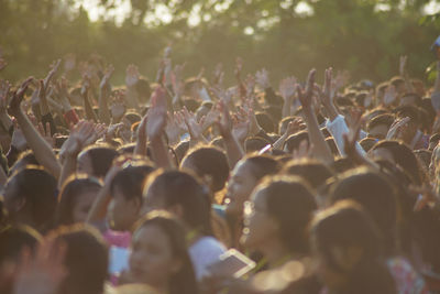 People at music concert