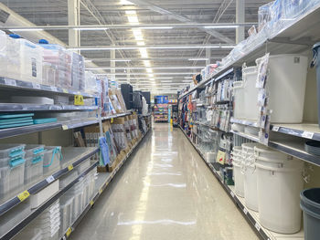 Panoramic shot of illuminated lights