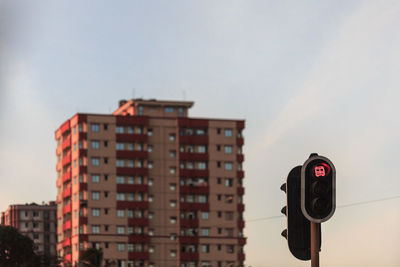 Low angle view of buildings against sky