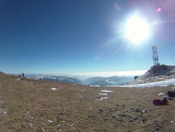 Panoramic view of beach against sky