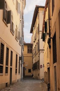 Low angle view of buildings in city