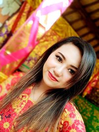 Portrait of a smiling young woman