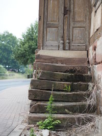 Close-up of historic building