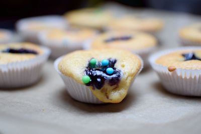 Close-up of pastry