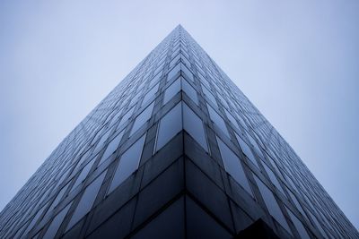 Low angle view of modern building