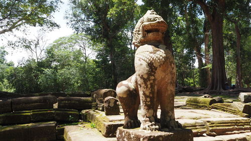 Statue in park