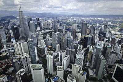 Malaysia, 19 april 2017 - panorama at kuala lumpur city.