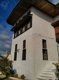 Low angle view of building against sky