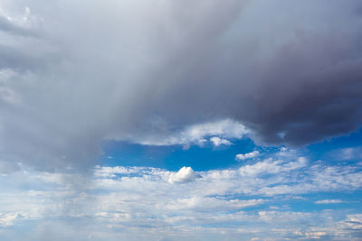 Low angle view of clouds in sky