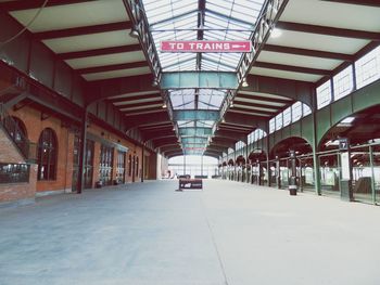 View of empty ceiling