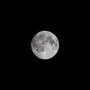 Low angle view of moon in sky