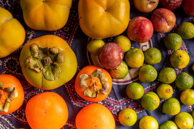 Full frame shot of oranges