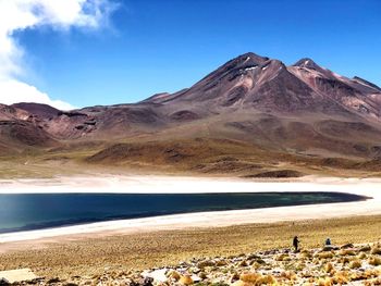 Scenic view of mountain against sky