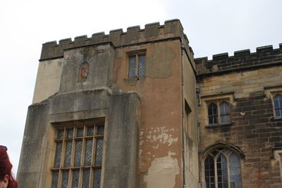 Low angle view of historical building against sky