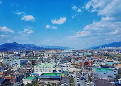 Cityscape against sky