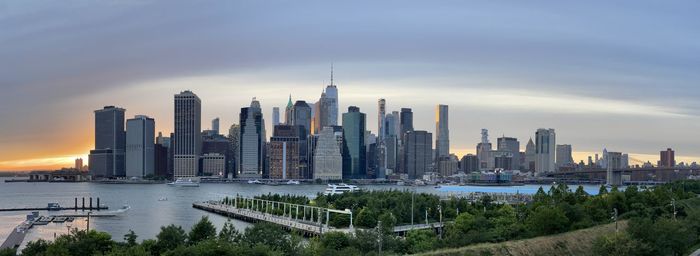 Modern buildings in city