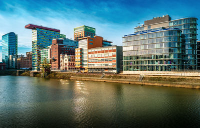 View of buildings in background