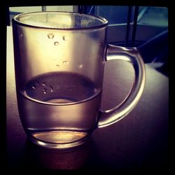 Close-up of drink on table