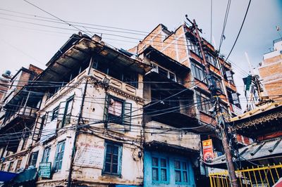 Low angle view of building against sky