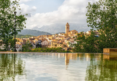 Beautiful views to polop de la marina, small village in alicante, spain.