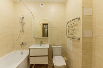 Interior of bathroom