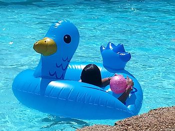 Swimming pool in the sea