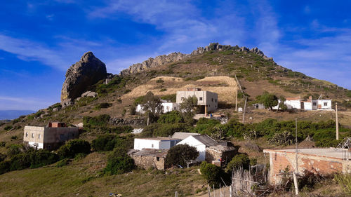 A big rock at the top of the hill - rural gites near tangier