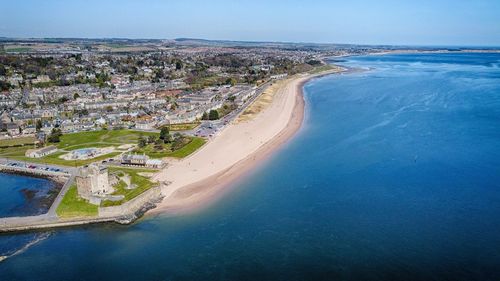 View above broughty ferry