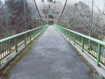 Footbridge over river