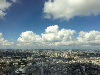 Aerial view of city